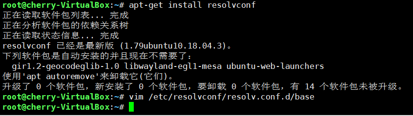 resolvconfig应用